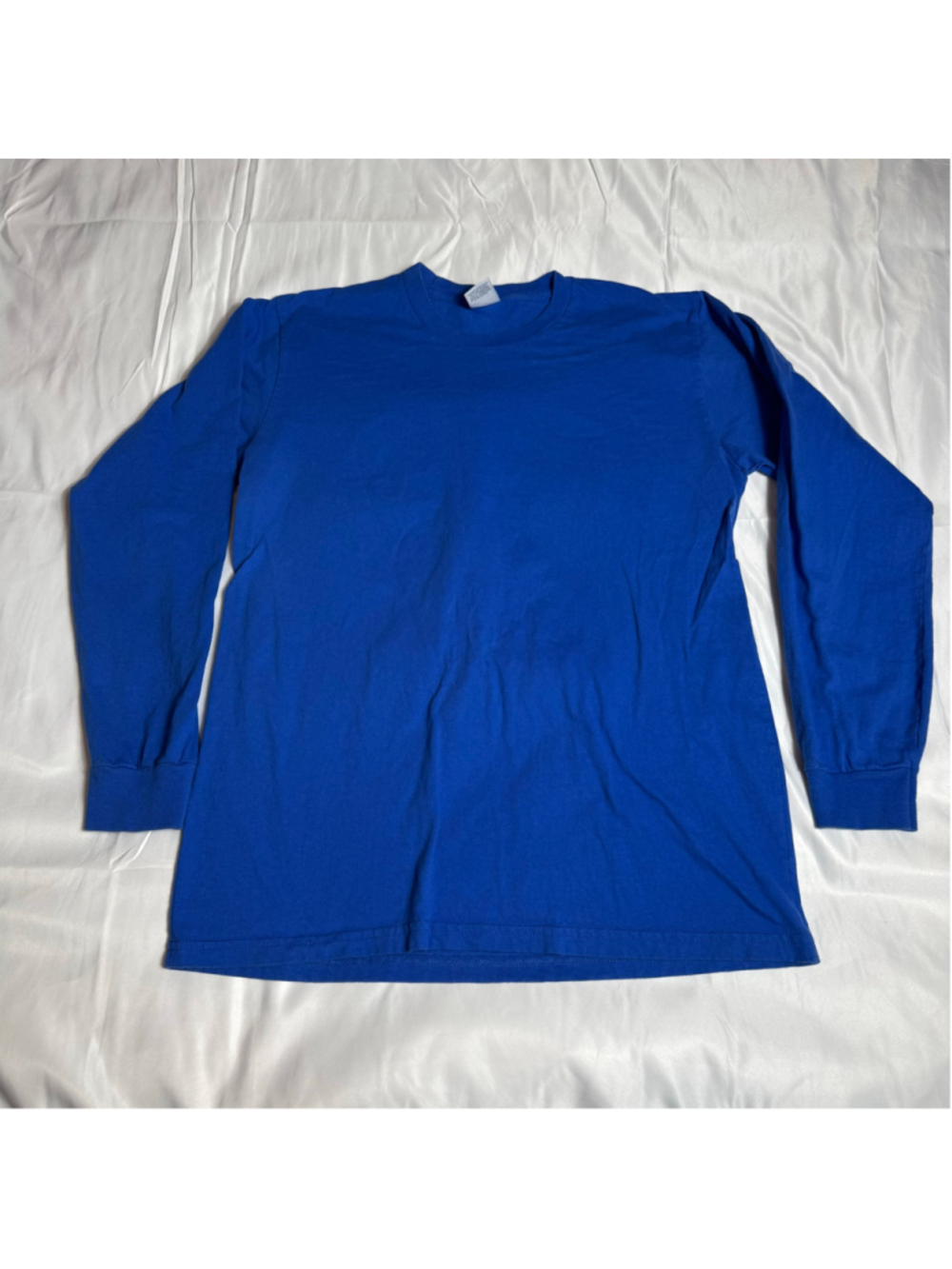 Men's Supreme Long Sleeve Tee - Blue - Size Large